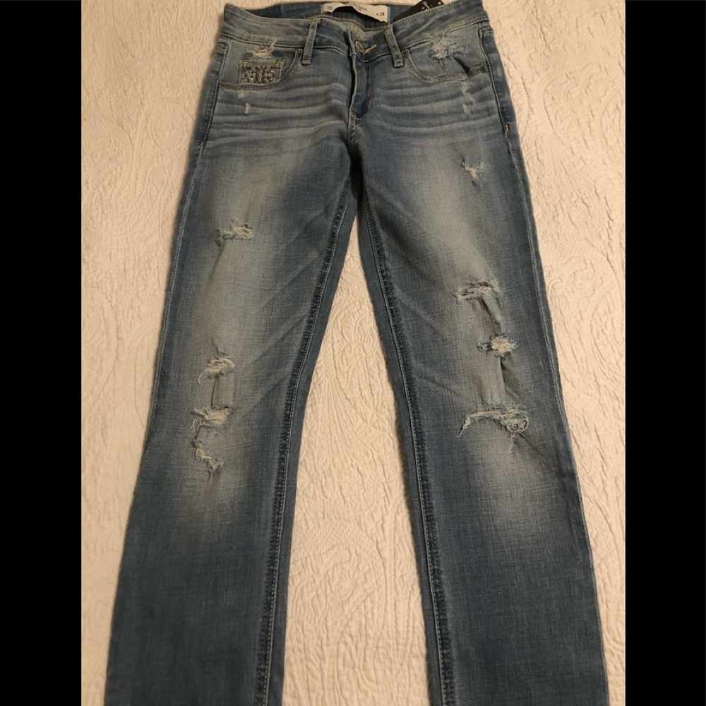 Abercrombie and Fitch Distressed Jeans NWT